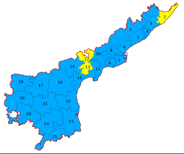 Lok Sabha Seats in Andhra Pradesh